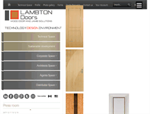Tablet Screenshot of lambtondoors.com